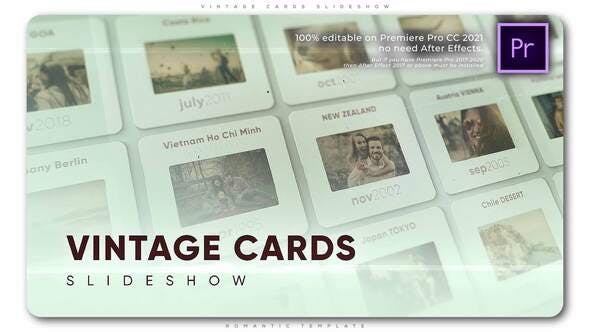 Videohive - Vintage Cards Slideshow - 33362888 1 Videohive - Vintage Cards Slideshow - 33362888