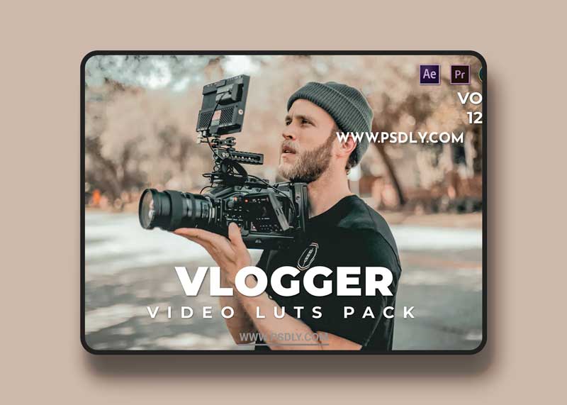 Vlogger Pack Video LUTs Vol.12 1 Vlogger Pack Video LUTs Vol.12