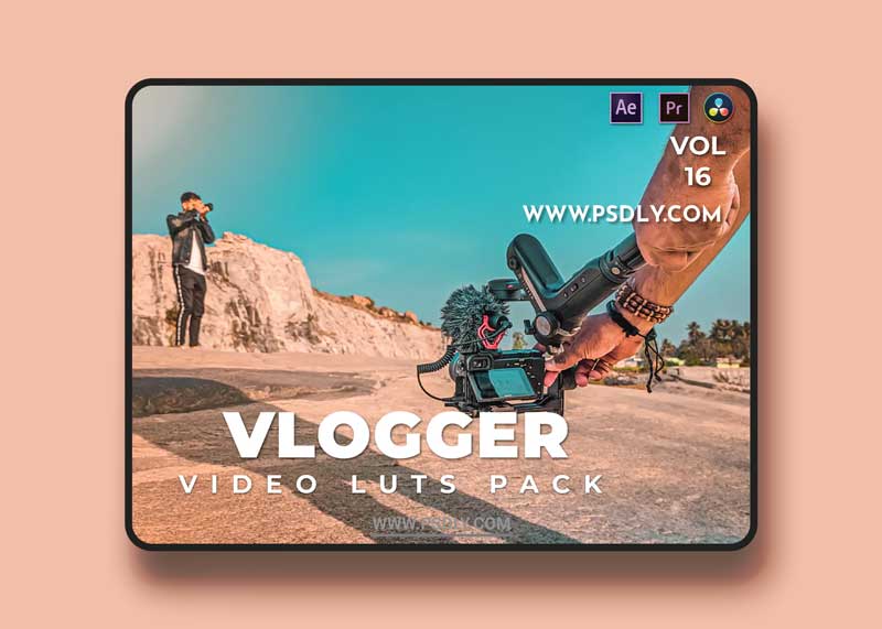 Vlogger Pack Video LUTs Vol.16 1 Vlogger Pack Video LUTs Vol.16