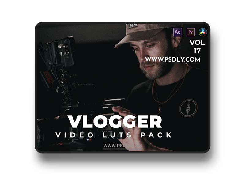 Vlogger Pack Video LUTs Vol.17 1 Vlogger Pack Video LUTs Vol.17