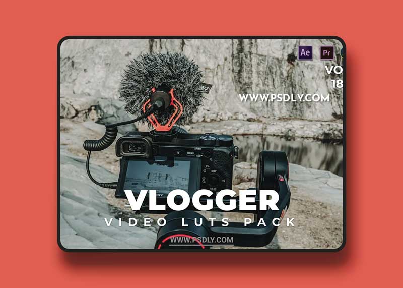 Vlogger Pack Video LUTs Vol.18 1 Vlogger Pack Video LUTs Vol.18