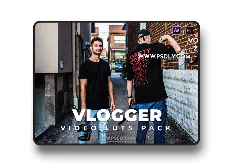 Vlogger Pack Video LUTs Vol.2 1 Vlogger Pack Video LUTs Vol.2