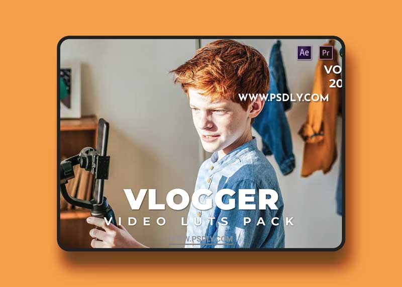 Vlogger Pack Video LUTs Vol.20 1 Vlogger Pack Video LUTs Vol.20