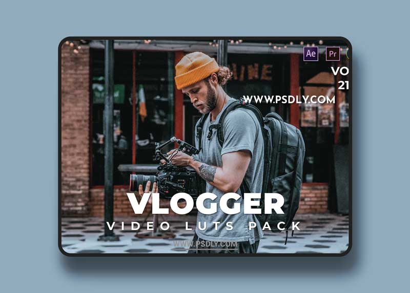 Vlogger Pack Video LUTs Vol.21 1 Vlogger Pack Video LUTs Vol.21
