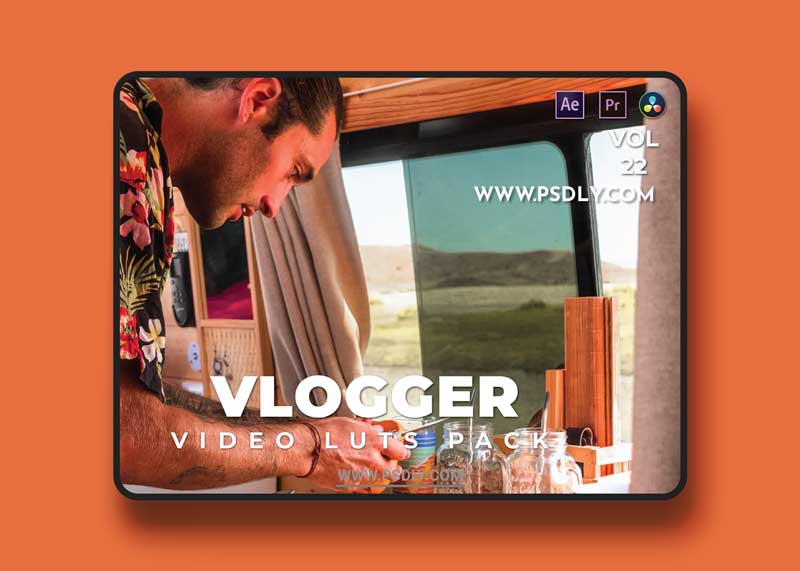 Vlogger Pack Video LUTs Vol.22 1 Vlogger Pack Video LUTs Vol.22