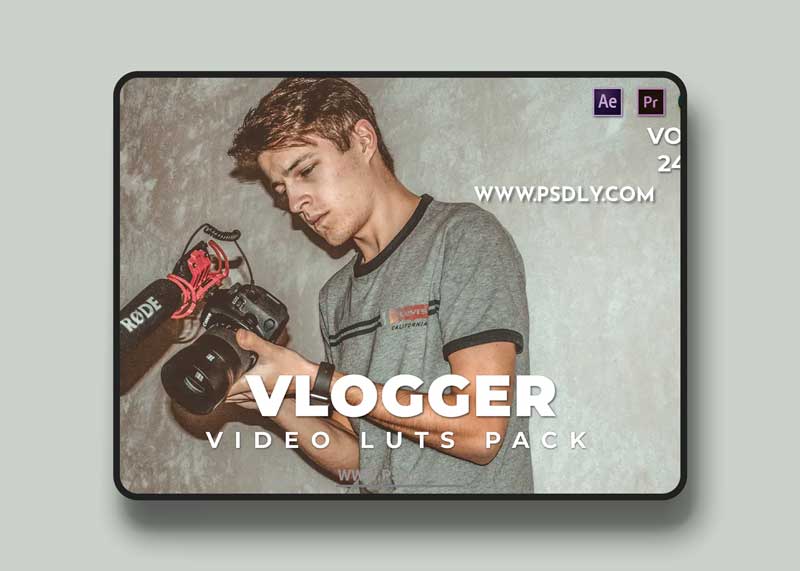 Vlogger Pack Video LUTs Vol.24 1 Vlogger Pack Video LUTs Vol.24