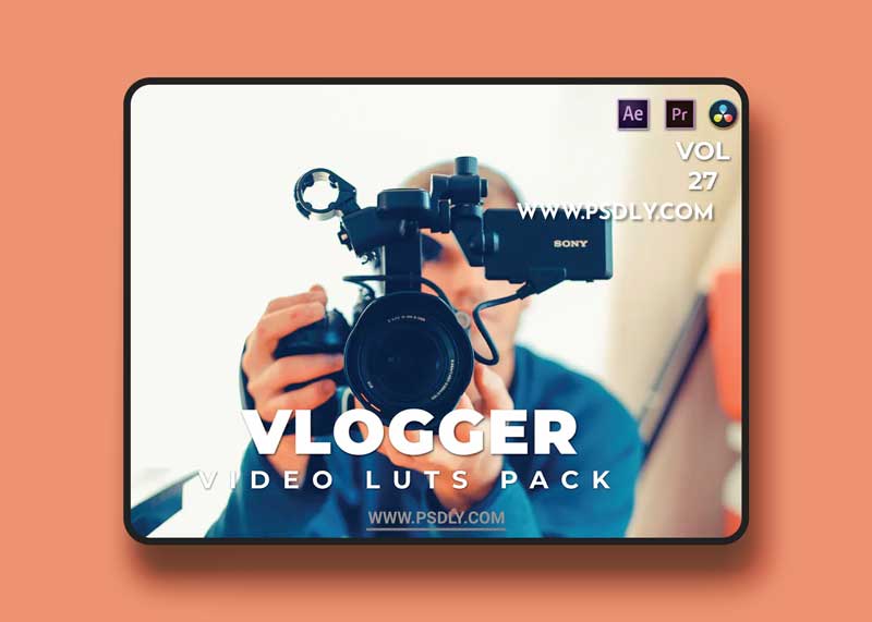 Vlogger Pack Video LUTs Vol.27 1 Vlogger Pack Video LUTs Vol.27