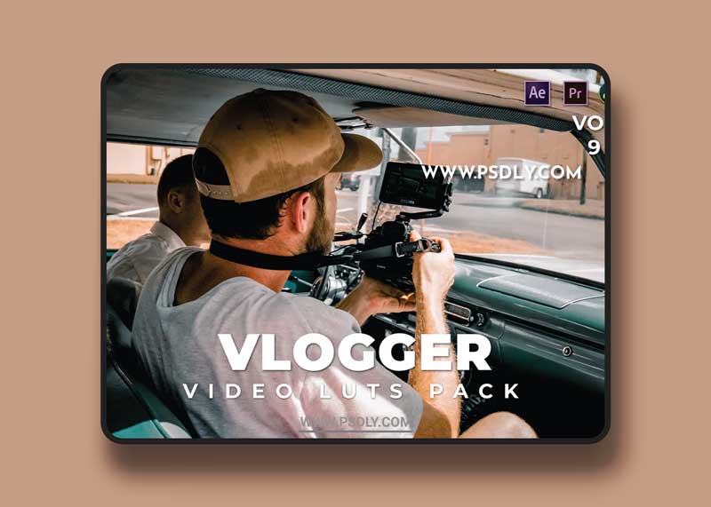 Vlogger Pack Video LUTs Vol.9 1 Vlogger Pack Video LUTs Vol.9