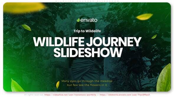 Videohive Wildlife Journey Slideshow 33481975 1 Videohive Wildlife Journey Slideshow 33481975