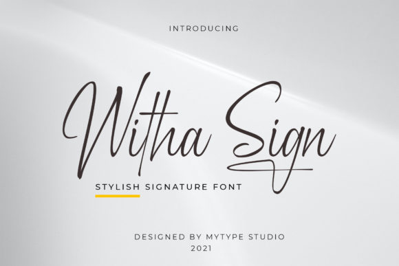 Witha Sign Font 1 Witha Sign Font