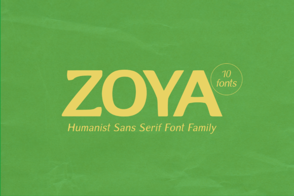 Zoya Font 1 Zoya Font