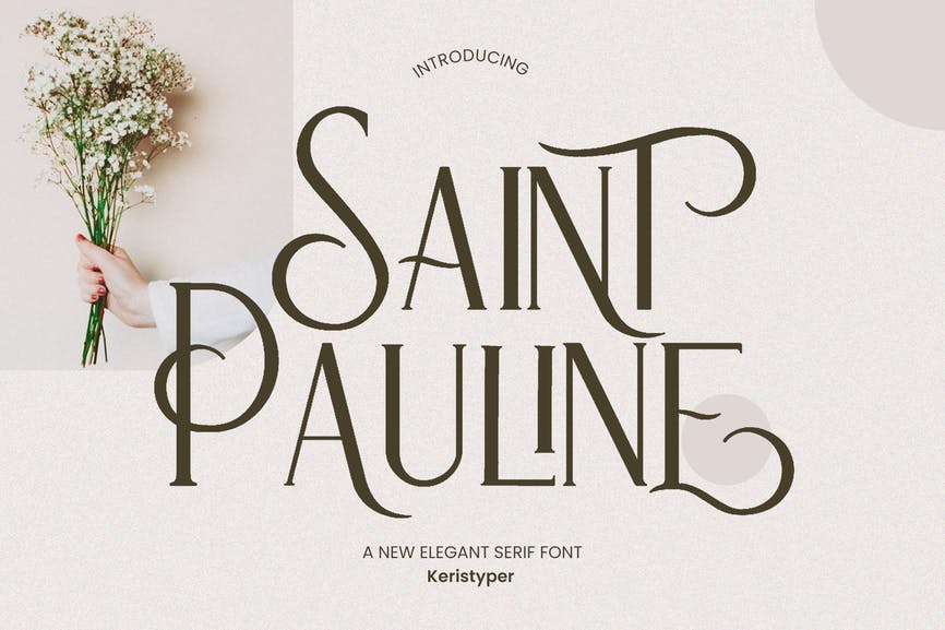 Saint Pauline Serif Font 1 Saint Pauline Serif Font