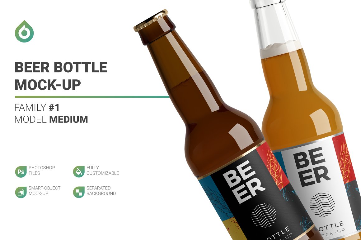 CreativeMarket - Beer Bottle Mockup 5003901 1 CreativeMarket - Beer Bottle Mockup 5003901
