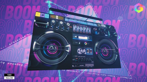Videohive Boombox Audio Visualizer 33336801 1 Videohive Boombox Audio Visualizer 33336801