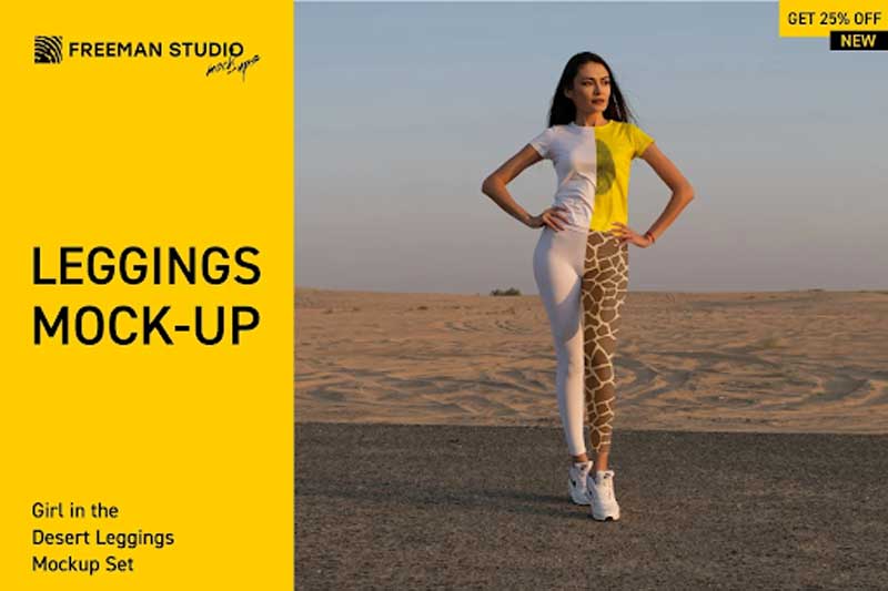 CreativeMarket - Girl in Desert Leggings Mock-Up Set 5756246 1 CreativeMarket - Girl in Desert Leggings Mock-Up Set 5756246