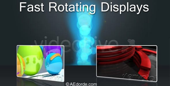 Videohive Fast rotating displays 61691 1 Videohive Fast rotating displays 61691
