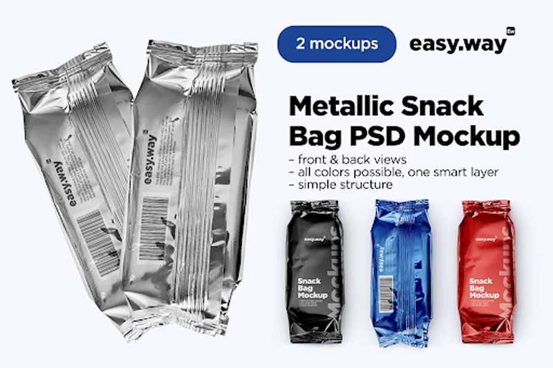 CreativeMarket - Snack Bag PSD Mockups 6058095 1 CreativeMarket - Snack Bag PSD Mockups 6058095