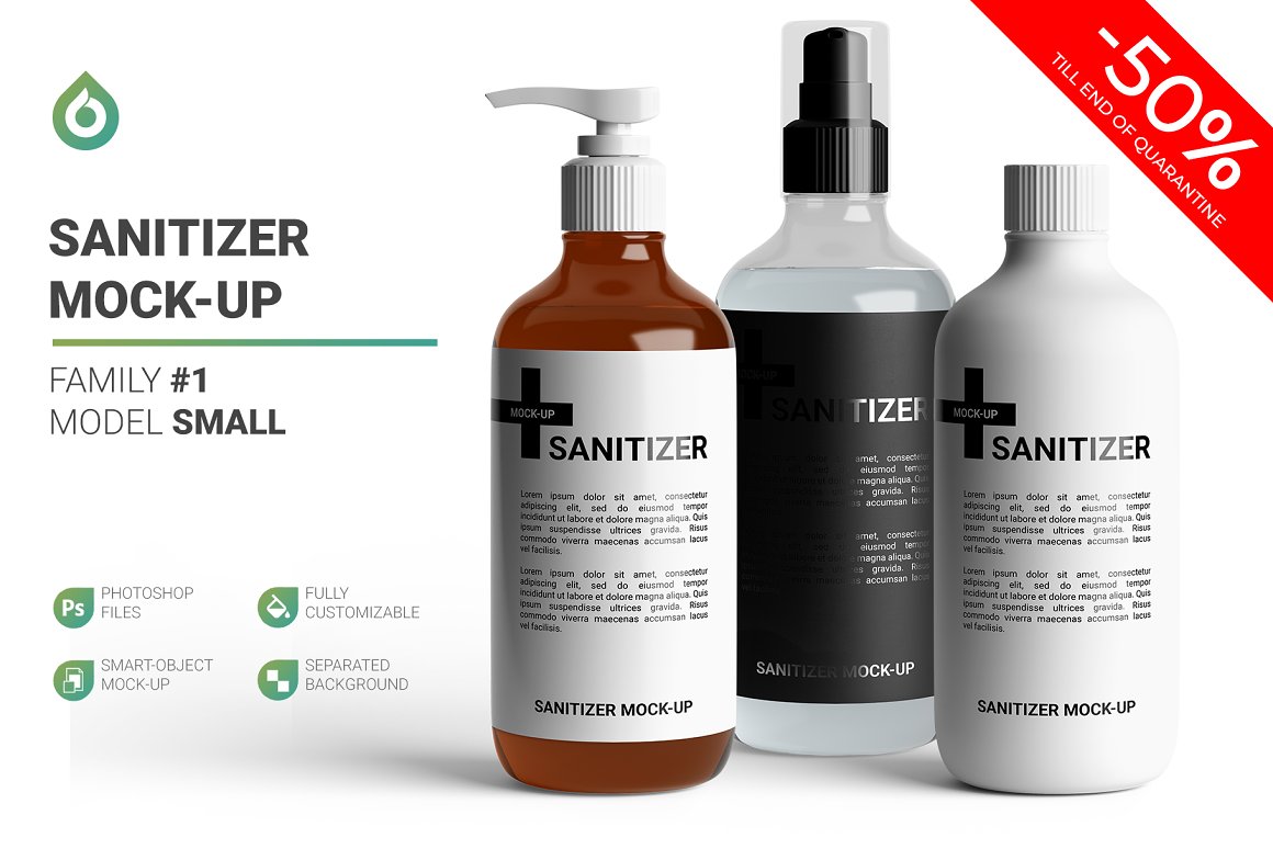 CreativeMarket - Sanitizer Bottle Mockup 4803089 1 CreativeMarket - Sanitizer Bottle Mockup 4803089