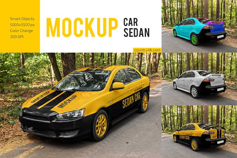 CreativeMarket - Car Sedan Mockup Set 6174869 1 CreativeMarket - Car Sedan Mockup Set 6174869