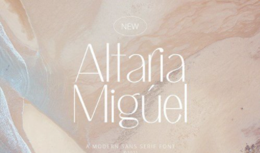 Altaria Miguel - Modern Sans Serif 1 Altaria Miguel - Modern Sans Serif
