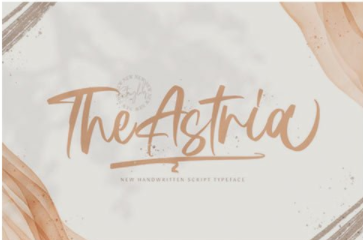 The Astria The Astria Font 1 The Astria The Astria Font