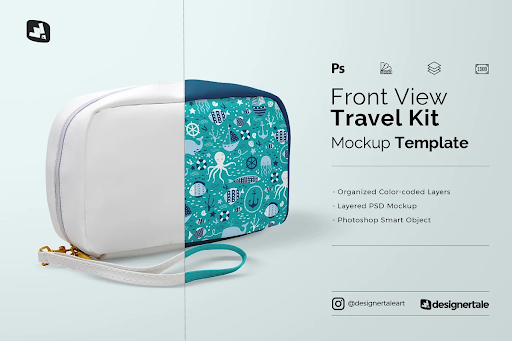 CreativeMarket - Front View Travel Kit Mockup 4764159 1 CreativeMarket - Front View Travel Kit Mockup 4764159