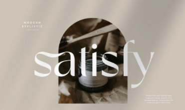 satisfy - modern stylistic sans serif 1 satisfy - modern stylistic sans serif