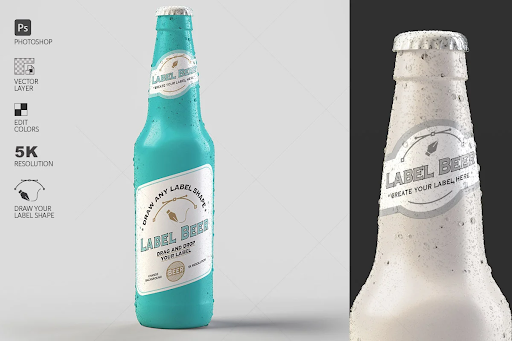 CreativeMarket - Colorful Beer Bottle Mockup 4579520 1 CreativeMarket - Colorful Beer Bottle Mockup 4579520
