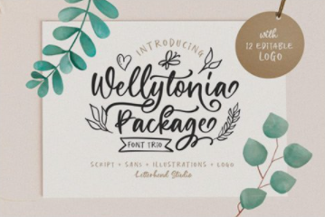 Wellytonia Package Font 1 Wellytonia Package Font