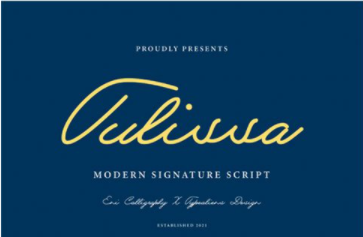 Tulissa Font 1 Tulissa Font
