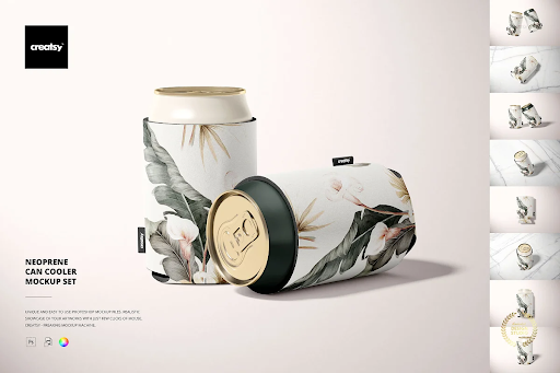 CreativeMarket - Neoprene Can Cooler Mockup Set 5479804 1 CreativeMarket - Neoprene Can Cooler Mockup Set 5479804