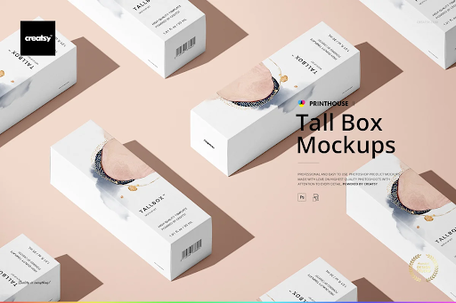CreativeMarket - Tall Box Mockup Set 4627185 1 CreativeMarket - Tall Box Mockup Set 4627185