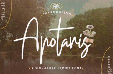 Apotaris Font 1 Apotaris Font