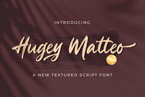 Higuey Matteo - Textured Brush Font USU23FS 1 Higuey Matteo - Textured Brush Font USU23FS