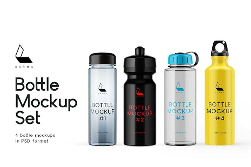 CreativeMarket - Bottle Mockup Set 6197078 1 CreativeMarket - Bottle Mockup Set 6197078