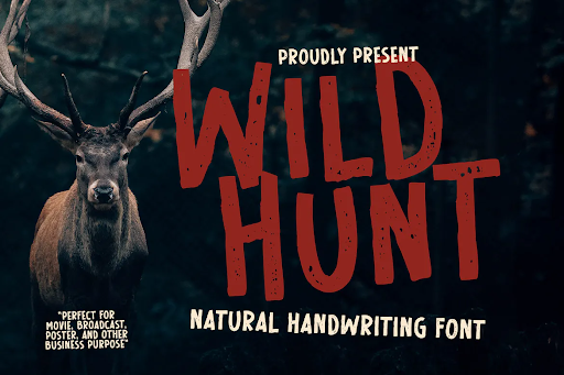 Wild Hunt Advertisement Font 1 Wild Hunt Advertisement Font