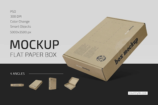 CreativeMarket - Flat Paper Box Mockup Set 5557307 1 CreativeMarket - Flat Paper Box Mockup Set 5557307