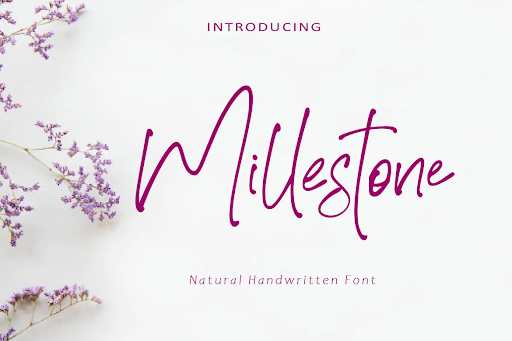AM Millestone - Stylish Handwritten 8XL2E9Q 1 AM Millestone - Stylish Handwritten 8XL2E9Q