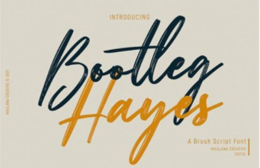 Bootleg Hayes Font 1 Bootleg Hayes Font