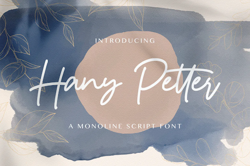 Hany Petter - Handwritten Font 96GRTRB 1 Hany Petter - Handwritten Font 96GRTRB