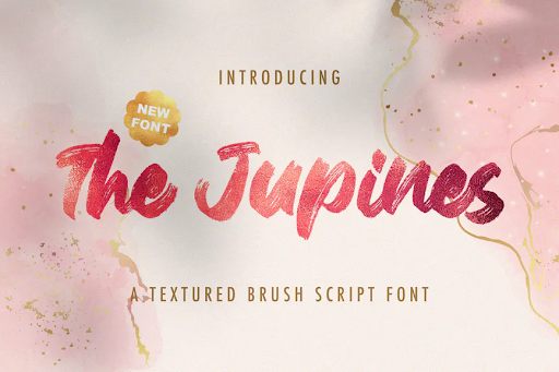 The Junipes - Textured Brush Font 52S46R3 1 The Junipes - Textured Brush Font 52S46R3