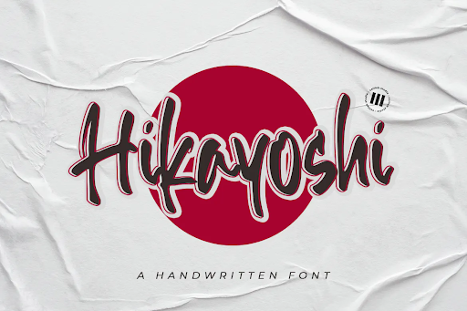 Hikayoshi - An Inky Handwritten Font D43VRWS 1 Hikayoshi - An Inky Handwritten Font D43VRWS