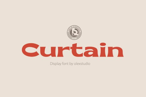 Curtain Font 1 Curtain Font