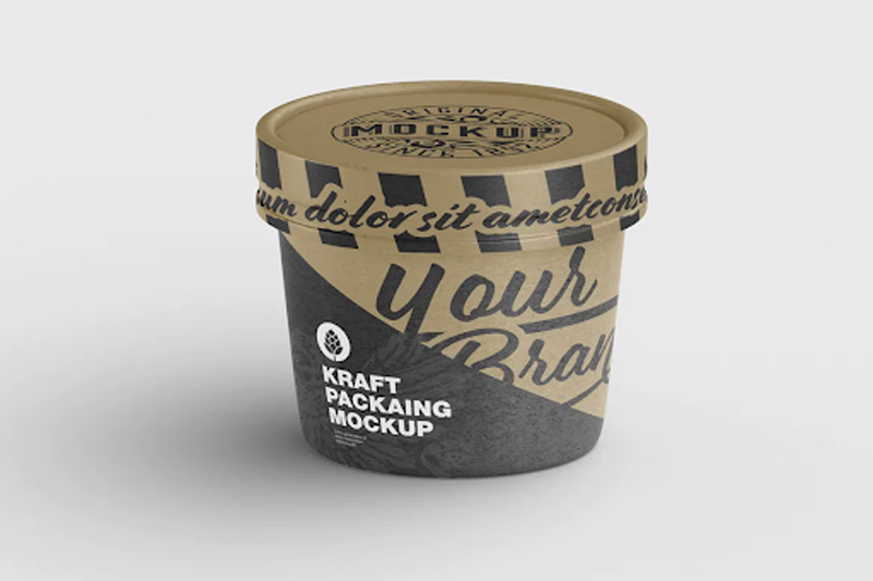 Kraft Food Cup Mockup NG2T99R 1 Kraft Food Cup Mockup NG2T99R