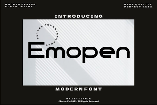 Emopen Font 1 Emopen Font