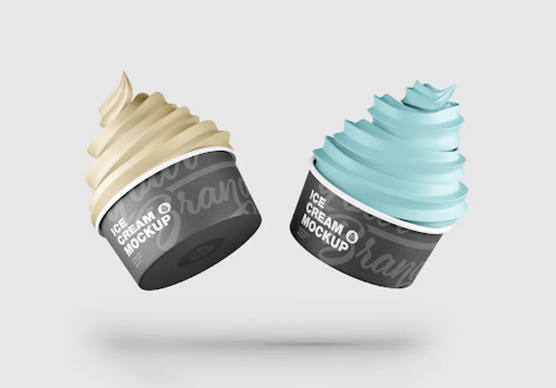 Ice Cream Cups Mockup RDR5J2T 1 Ice Cream Cups Mockup RDR5J2T