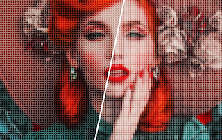 Pixel Art Photo Effect C6622WF 1 Pixel Art Photo Effect C6622WF