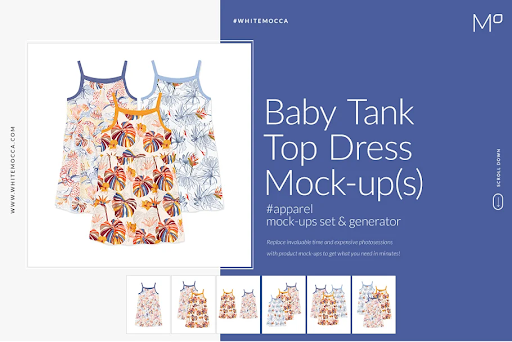 CreativeMarket - Baby Tank Top Mock-ups Set 4548252 1 CreativeMarket - Baby Tank Top Mock-ups Set 4548252