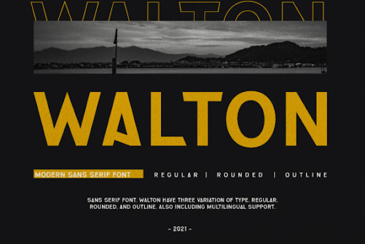 Walton Font 1 Walton Font