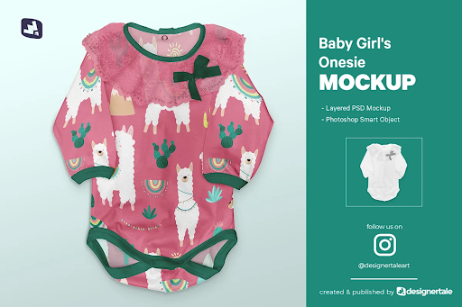 CreativeMarket - Baby Girl's Onesie Mockup 5134268 1 CreativeMarket - Baby Girl's Onesie Mockup 5134268